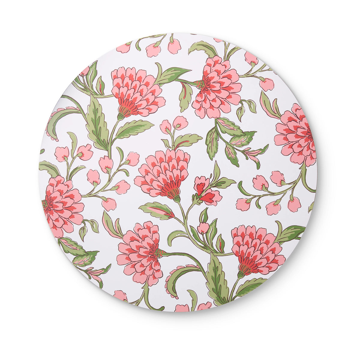 Georgia Pink Rnd Hard Placemat Set of 4