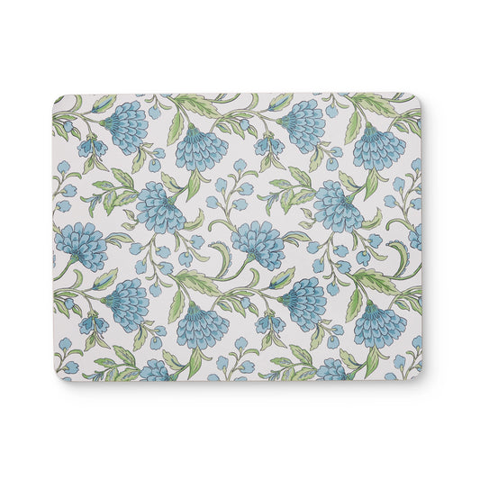 Georgia Blue Rect Hard Placemat Set of 4