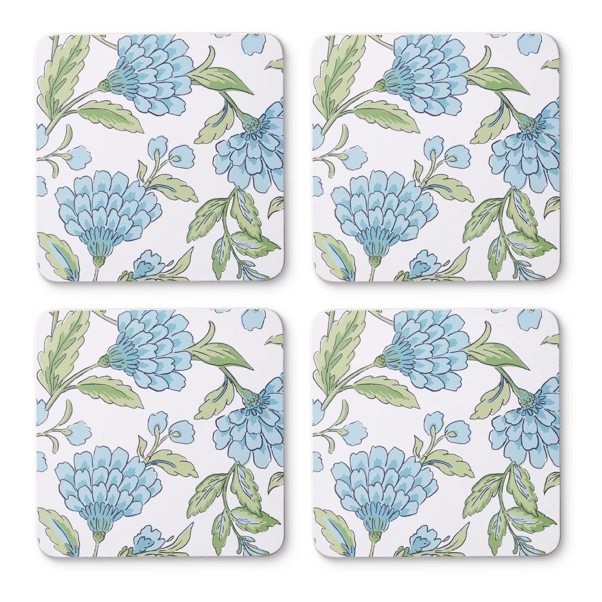 Georgia Blue Hard Coaster Set of 4