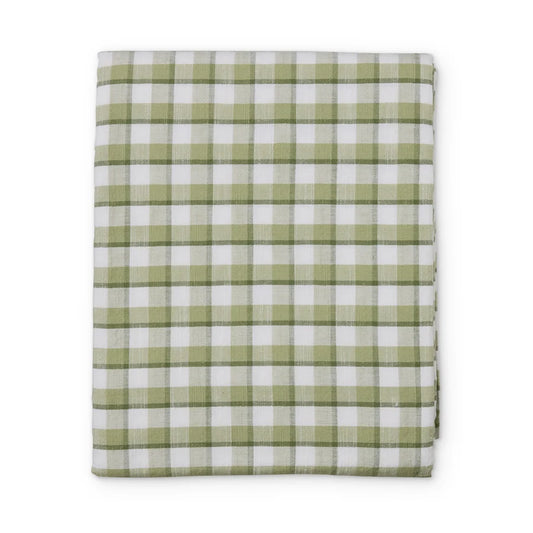 Maldon Green Check Tablecloth 150cm x 250cm