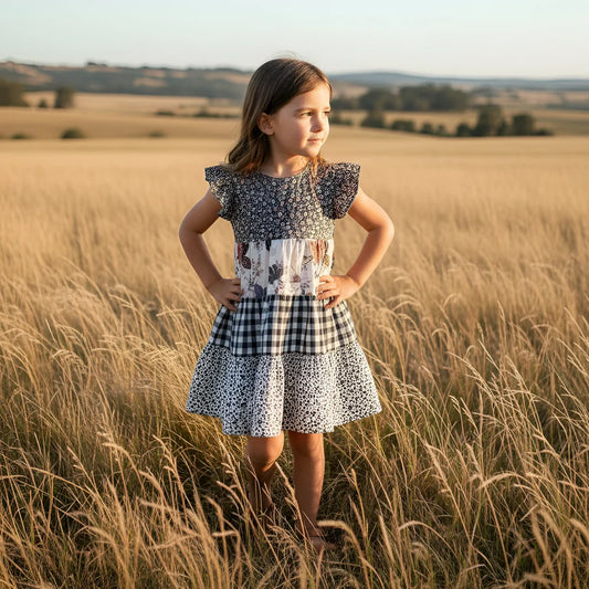 Girls Ivy Dress Meadow Floral