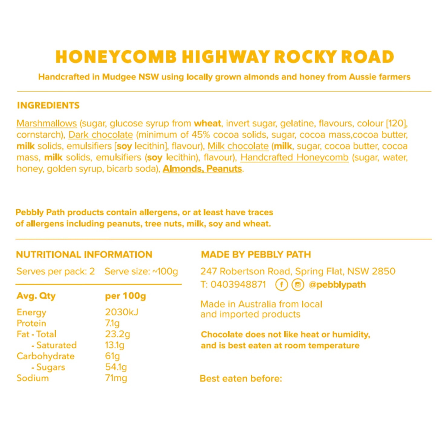 Honeycomb Highway Rocky Road