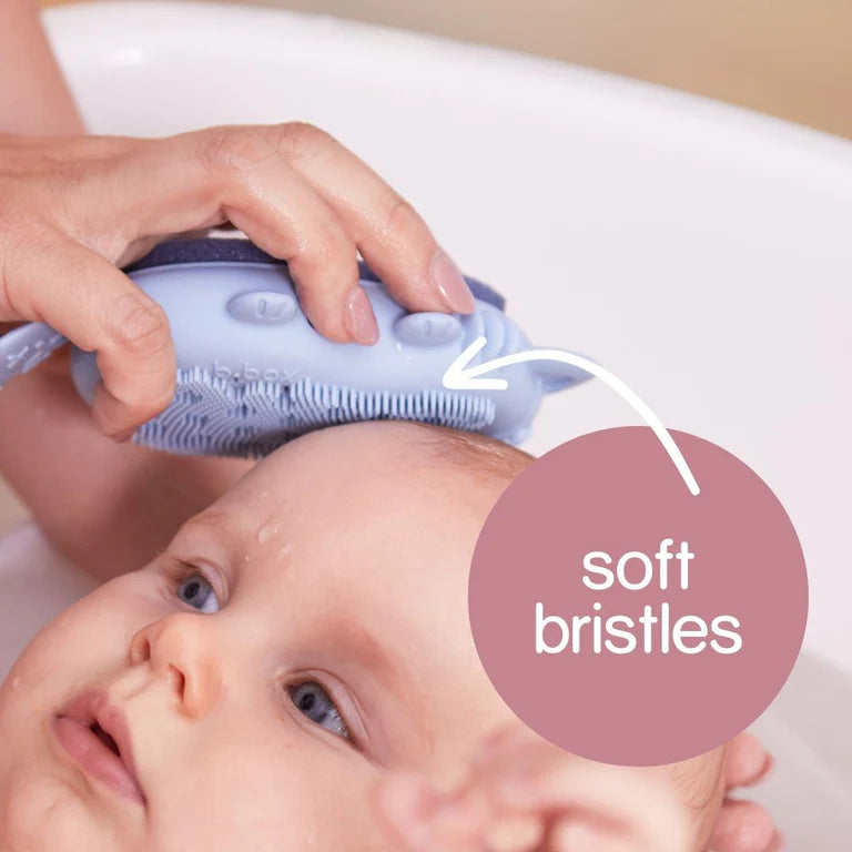 Baby Bath Brush Sponge Blue