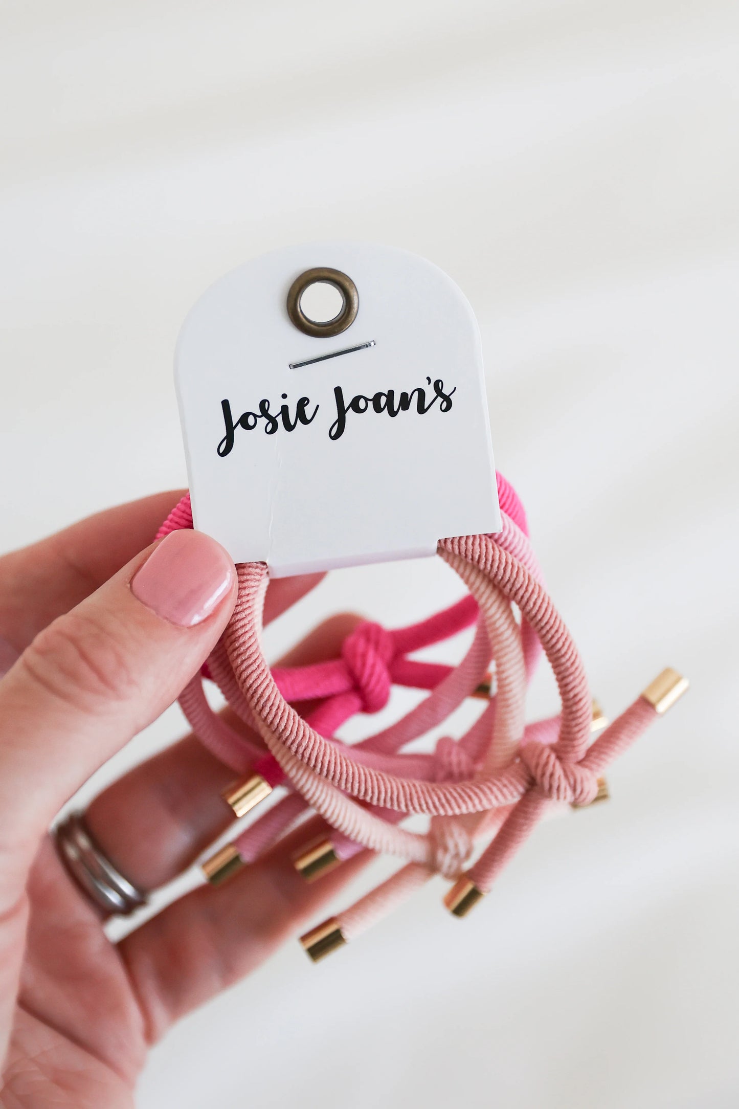 Pandora Pink Hair Ties 5pk