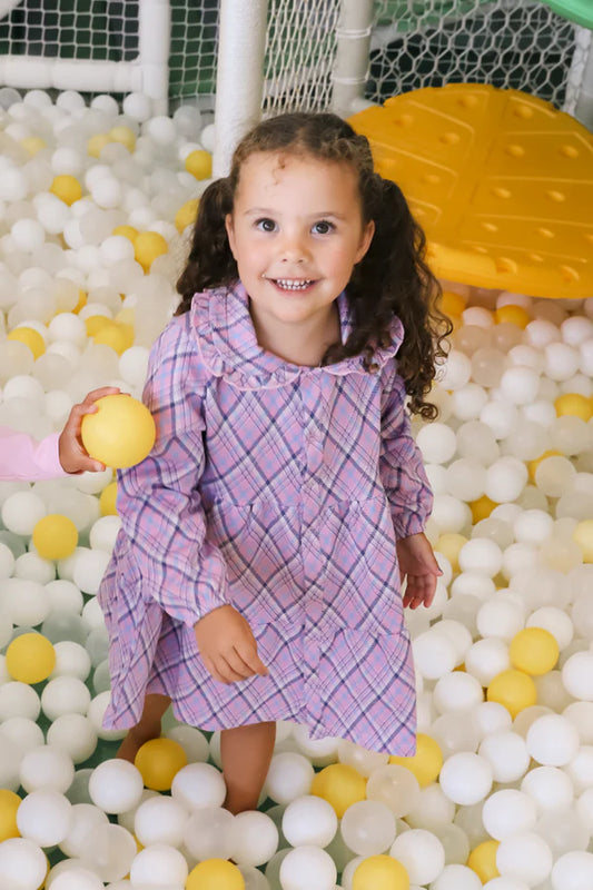 Playtime Check Dress