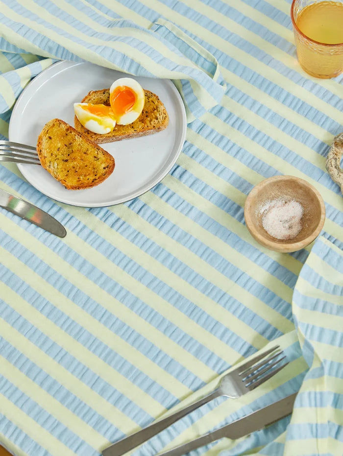 Butter Bell Seersucker Tablecloth 160 x 260 cm