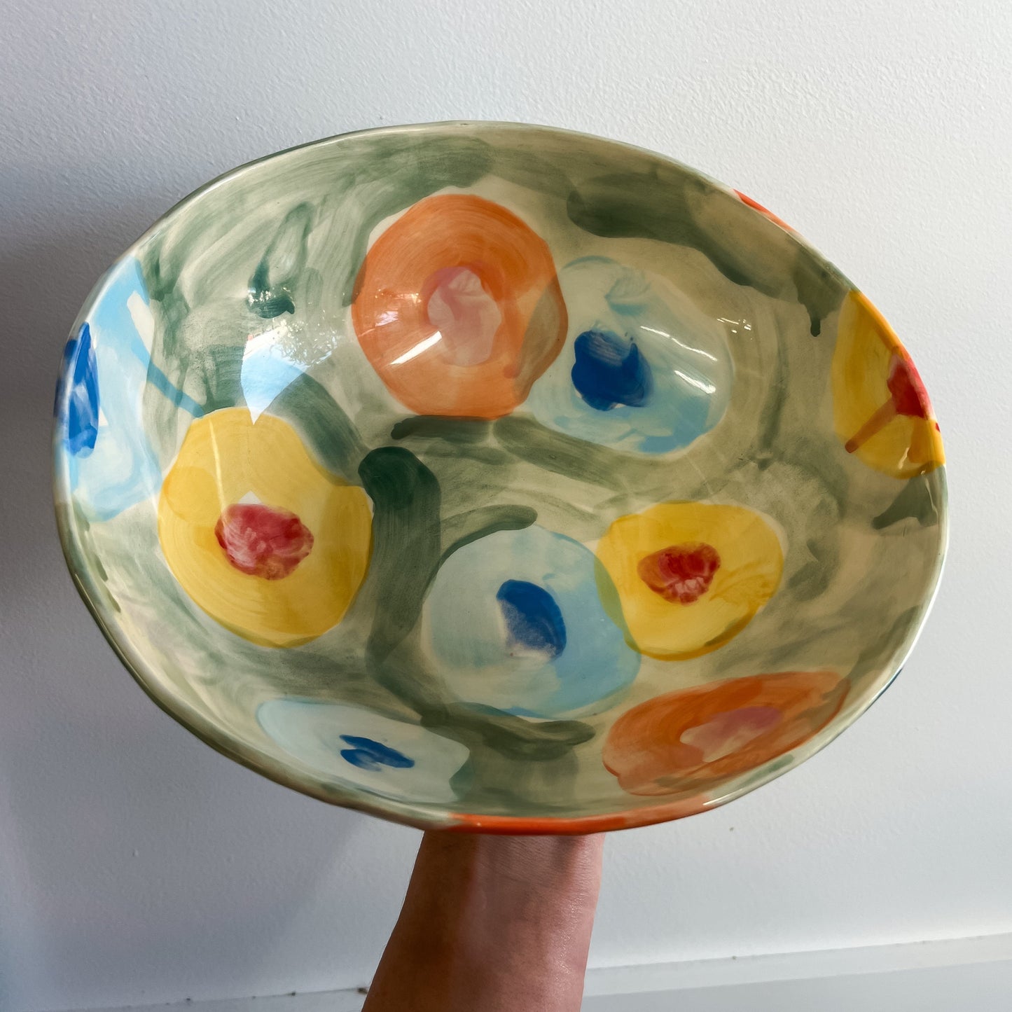 Salad Bowl Watercolour Floral