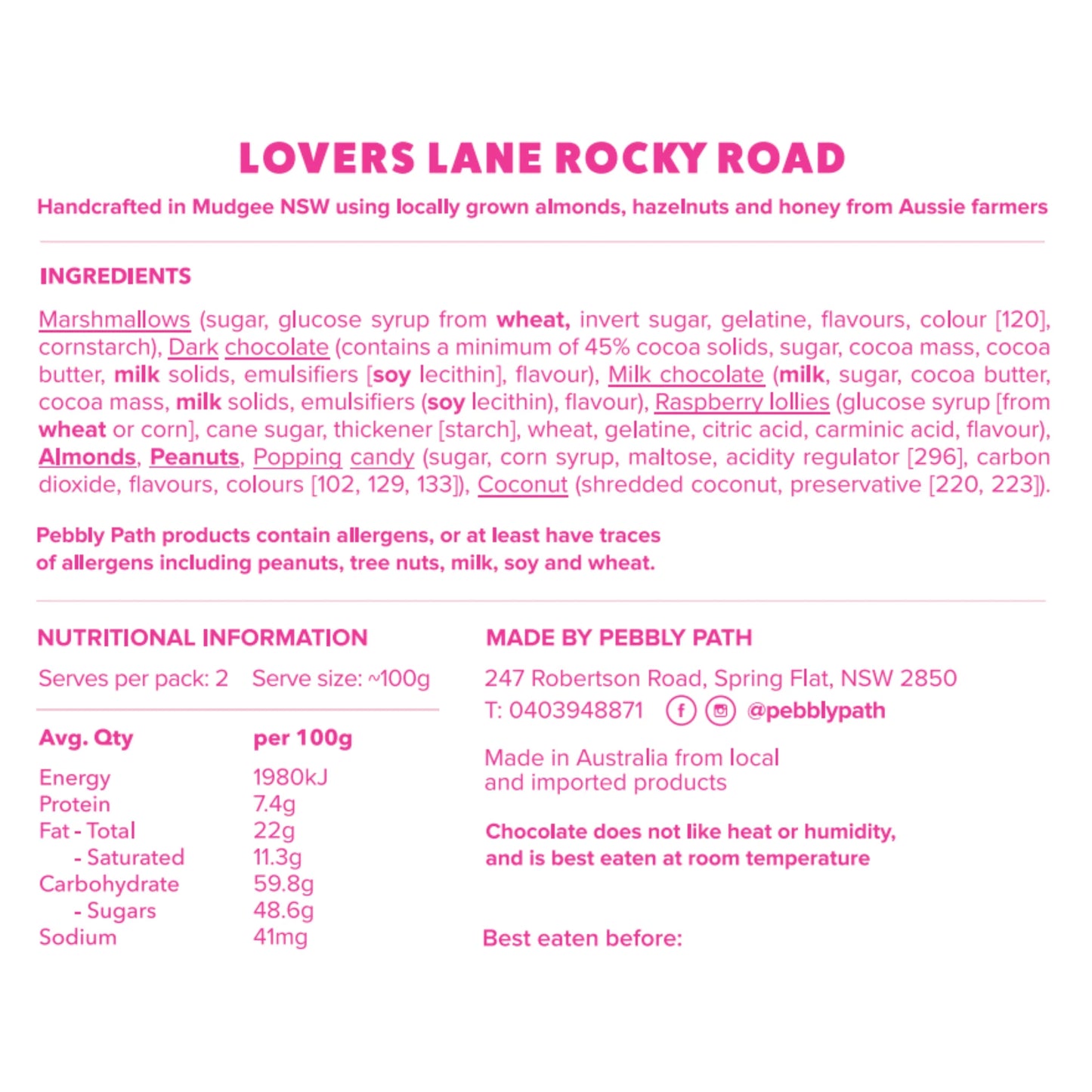 Lovers Lane Rocky Road