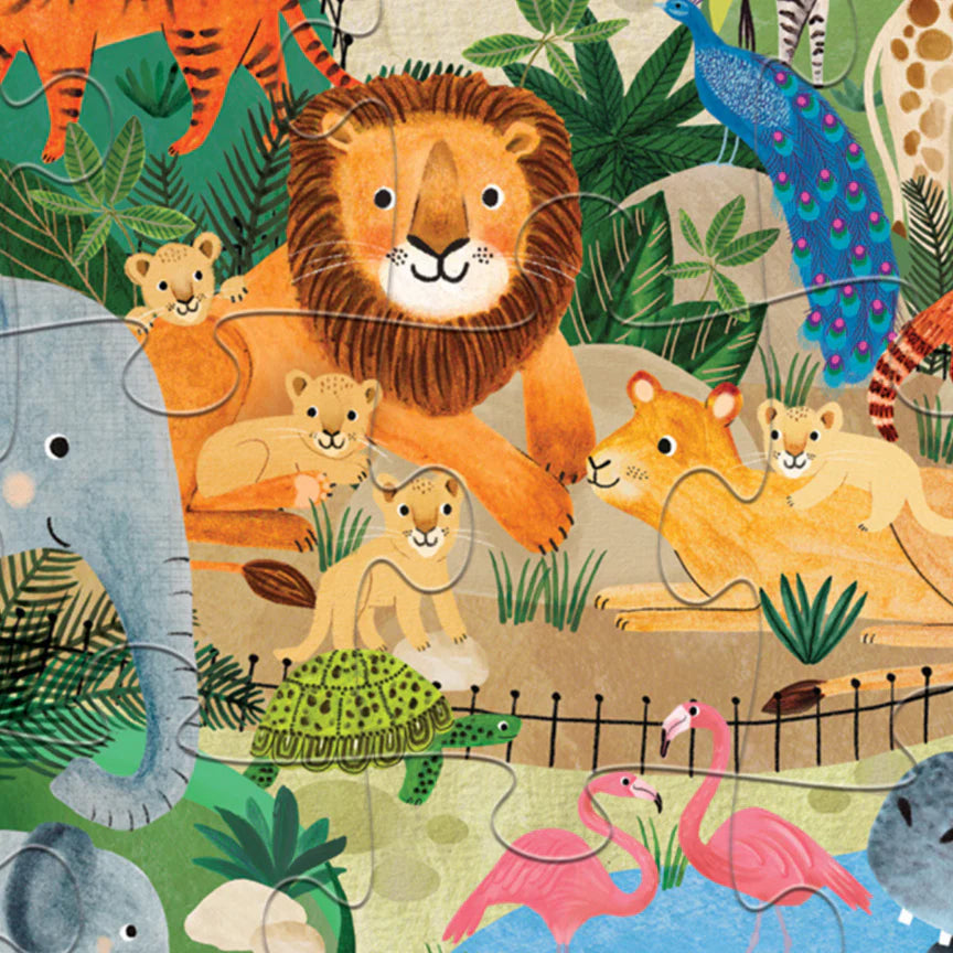 Little Building Puzzle 24pc Zoo