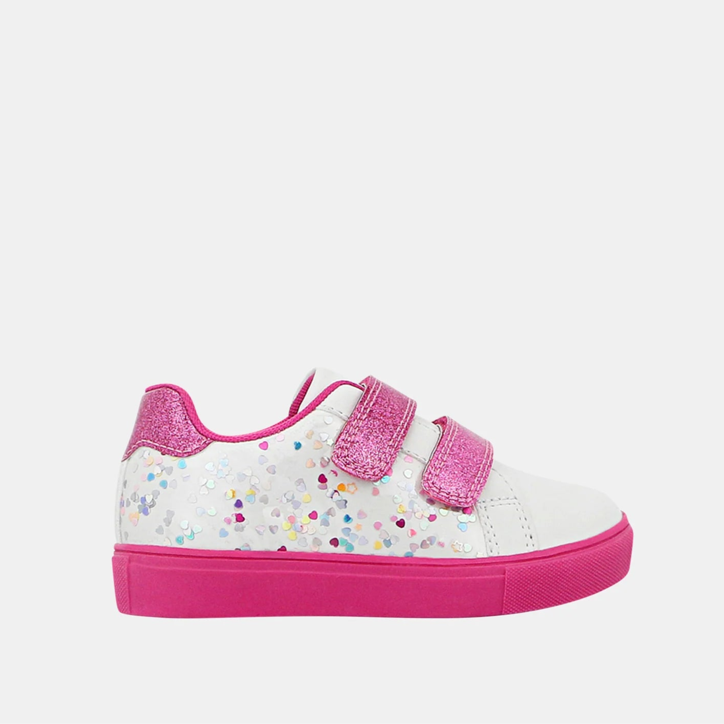 Grosby Glitz White & Hot Pink