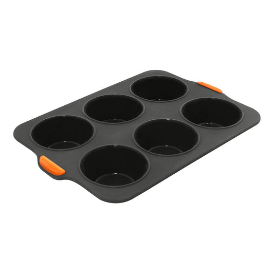 Bakemaster Silicone 6 Cup Jumbo Muffin Tray