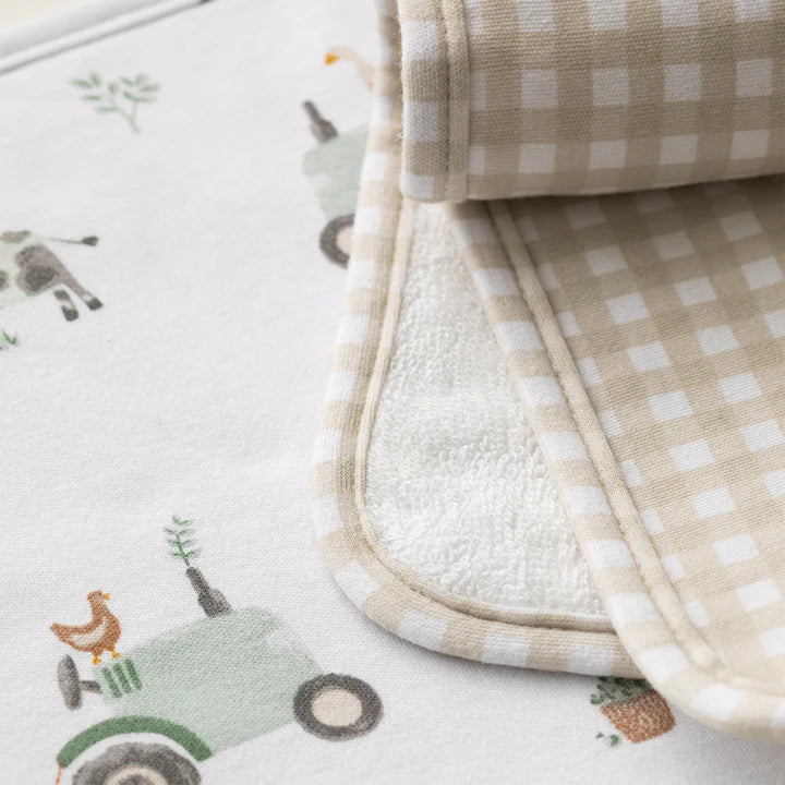 3pk Wash Cloths Tractor Ride