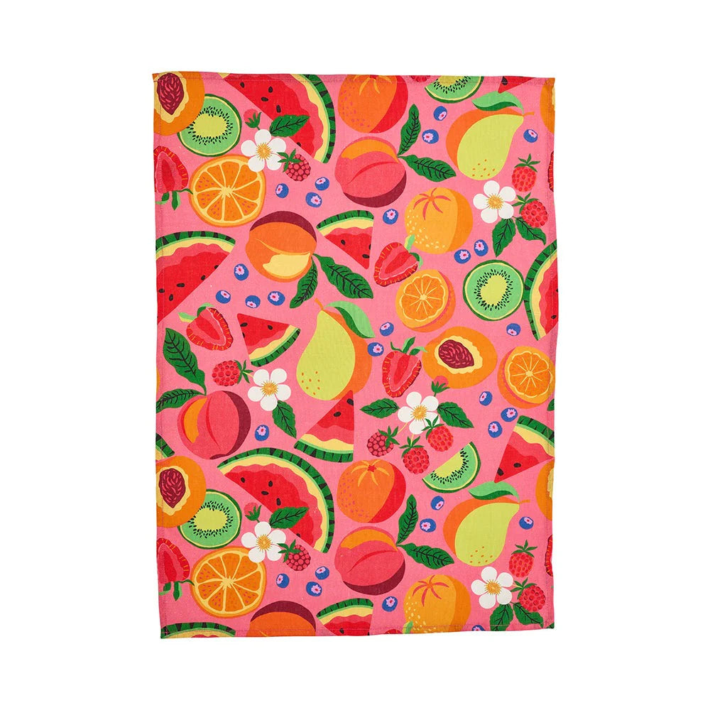 Linen T-Towel Tropicana