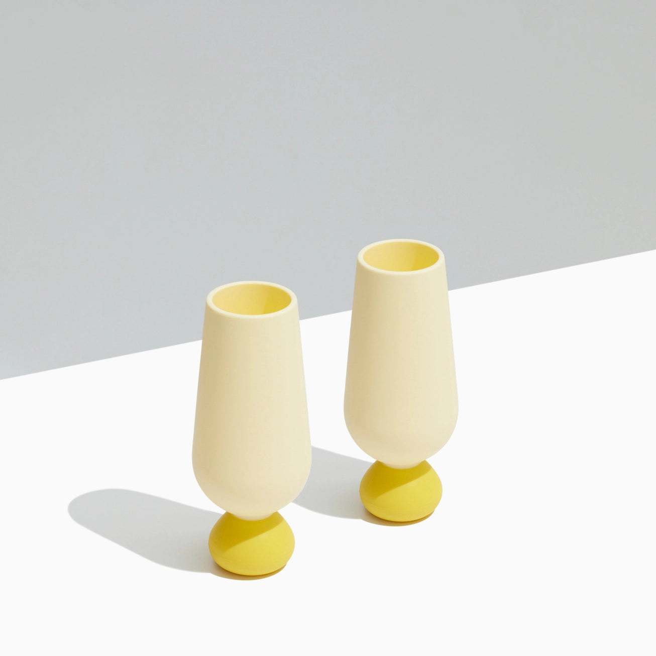 Silicone Champagne Flute Lemonchello 2pk