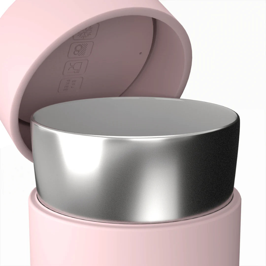 Stainless Steel Reusable Cup 12oz Pink Salt