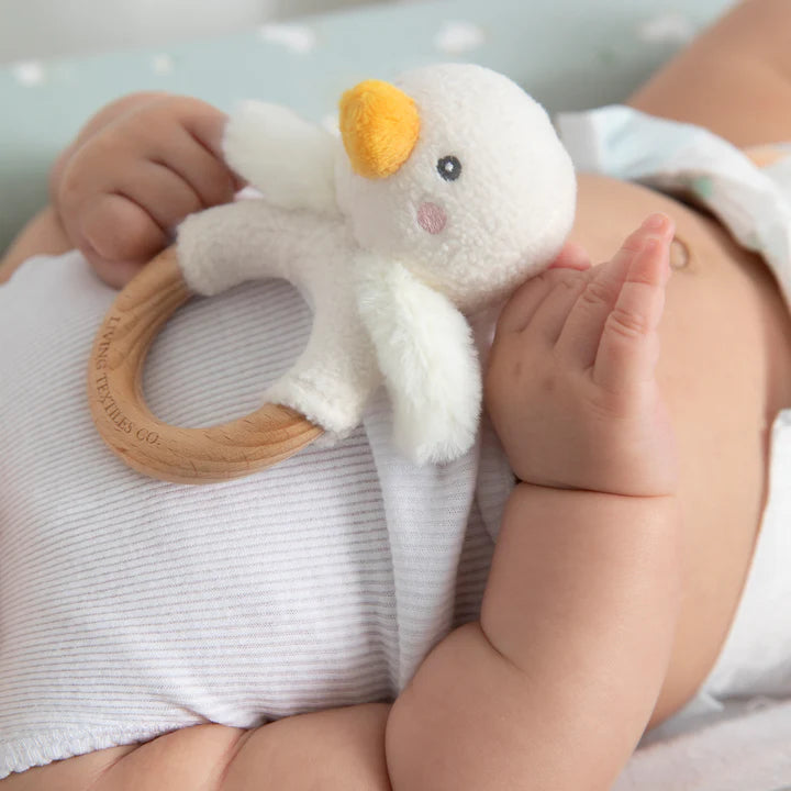 Teething Ring & Dummy Chain Gift Set Goosey