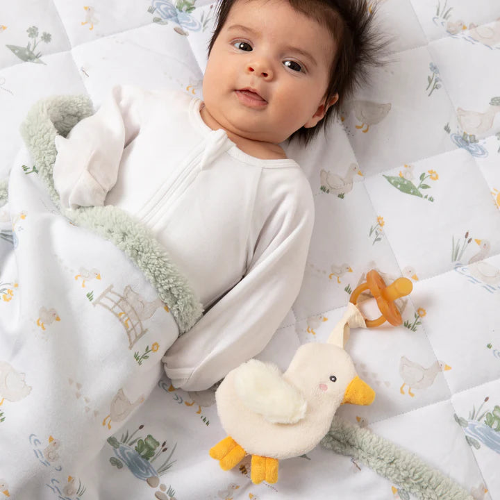 Teething Ring & Dummy Chain Gift Set Goosey