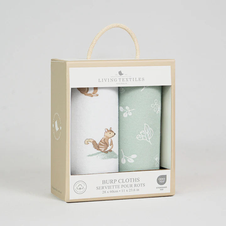 2pk Burp Cloths Australiana