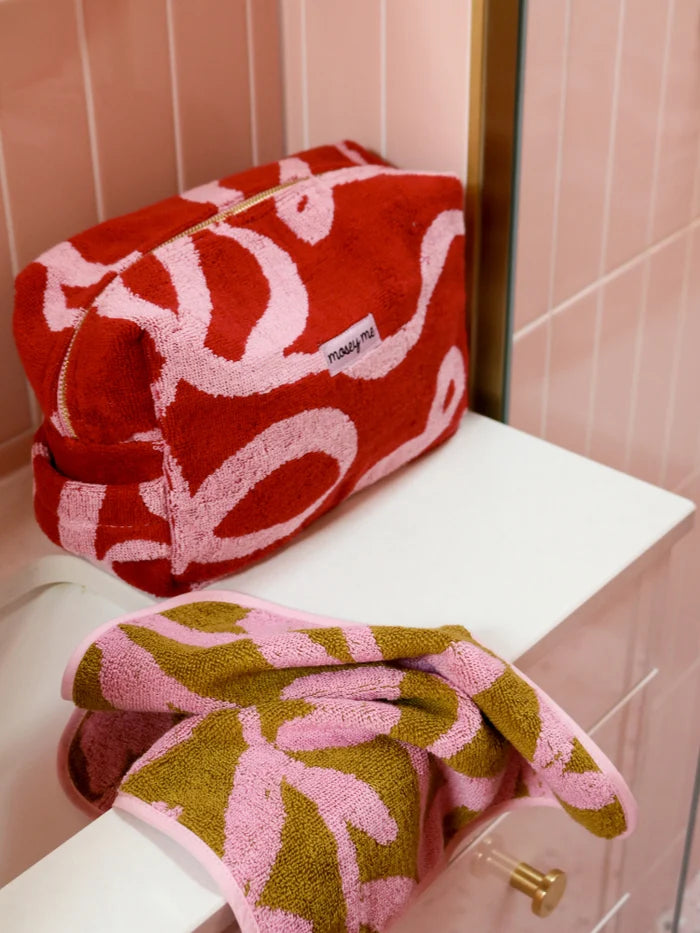 Ribbon Terry Toiletry Bag