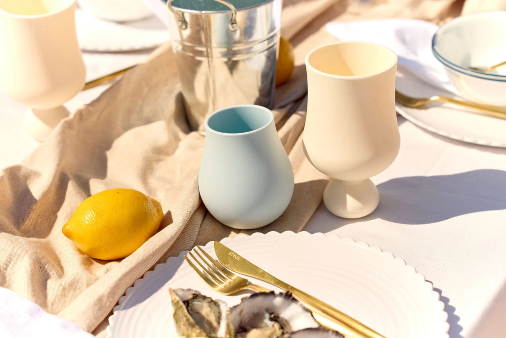 Silicone Gin Cup Bubblegum 2pk