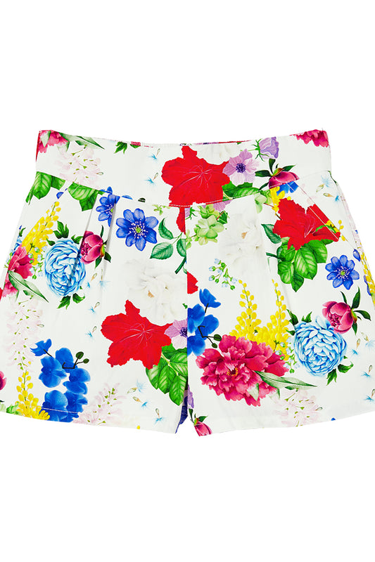 Hibiscus Poplin Short