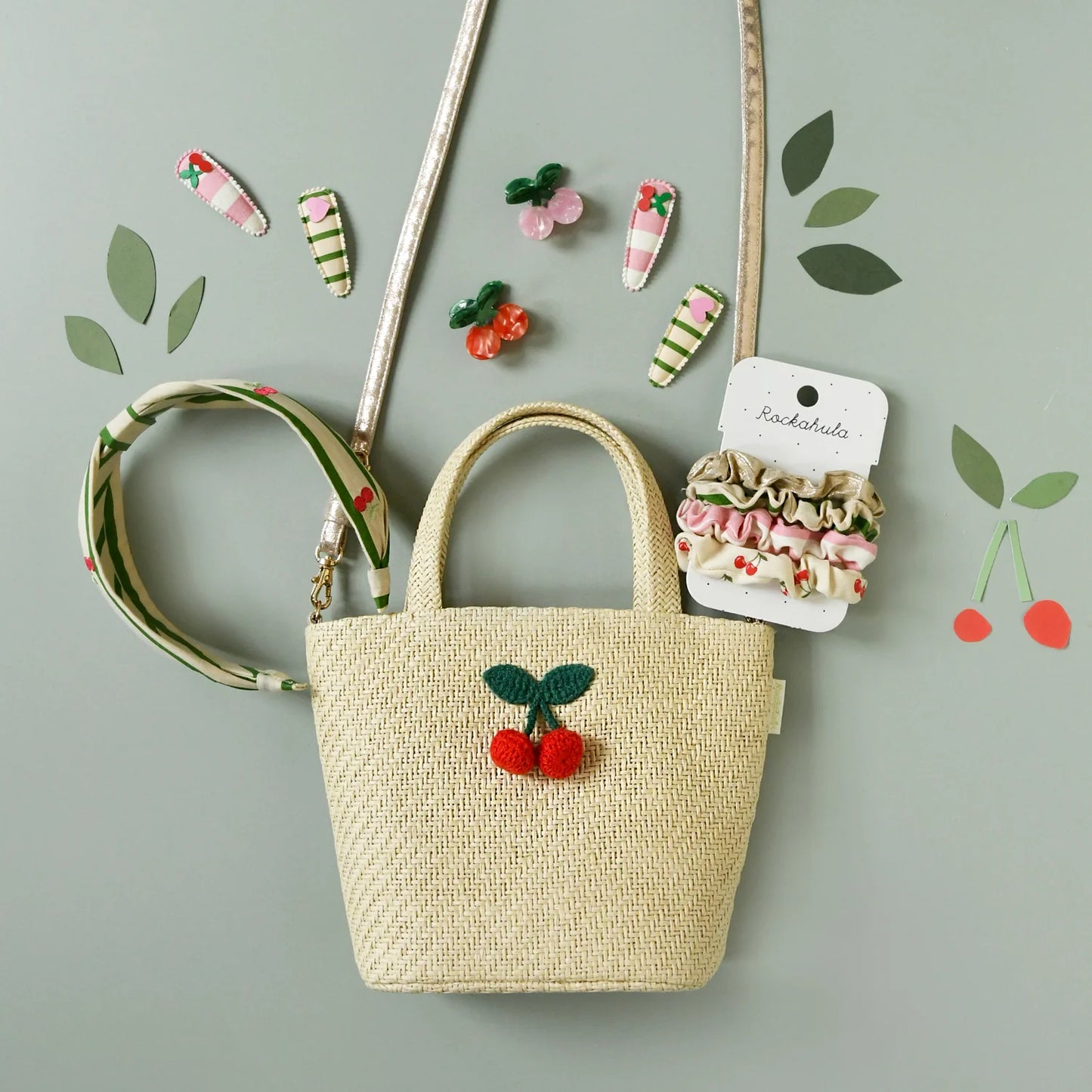 Cherry Kiss Scrunchie Set