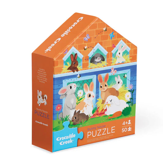Flat House Floor Puzzle 50pc Bunny House
