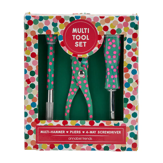 Mutli Tool Set 3pc Confetti