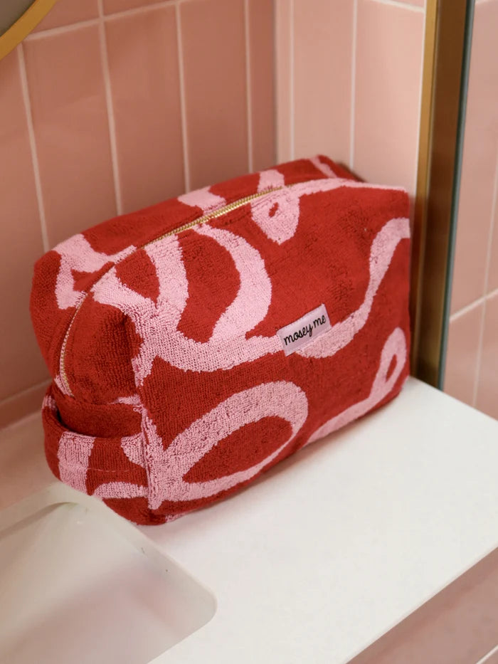 Ribbon Terry Toiletry Bag