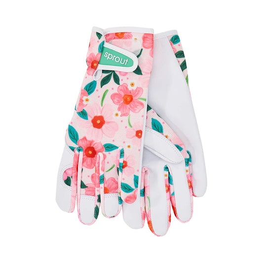 Sprout Goatskin Gloves Meadow Blush