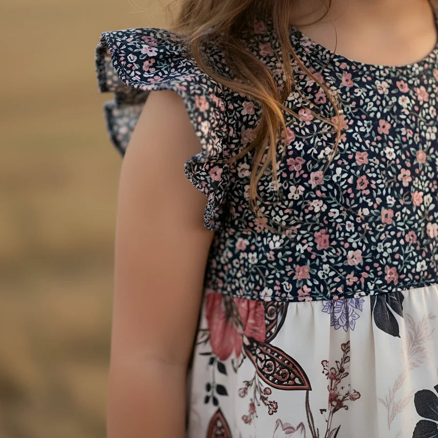 Girls Ivy Dress Meadow Floral