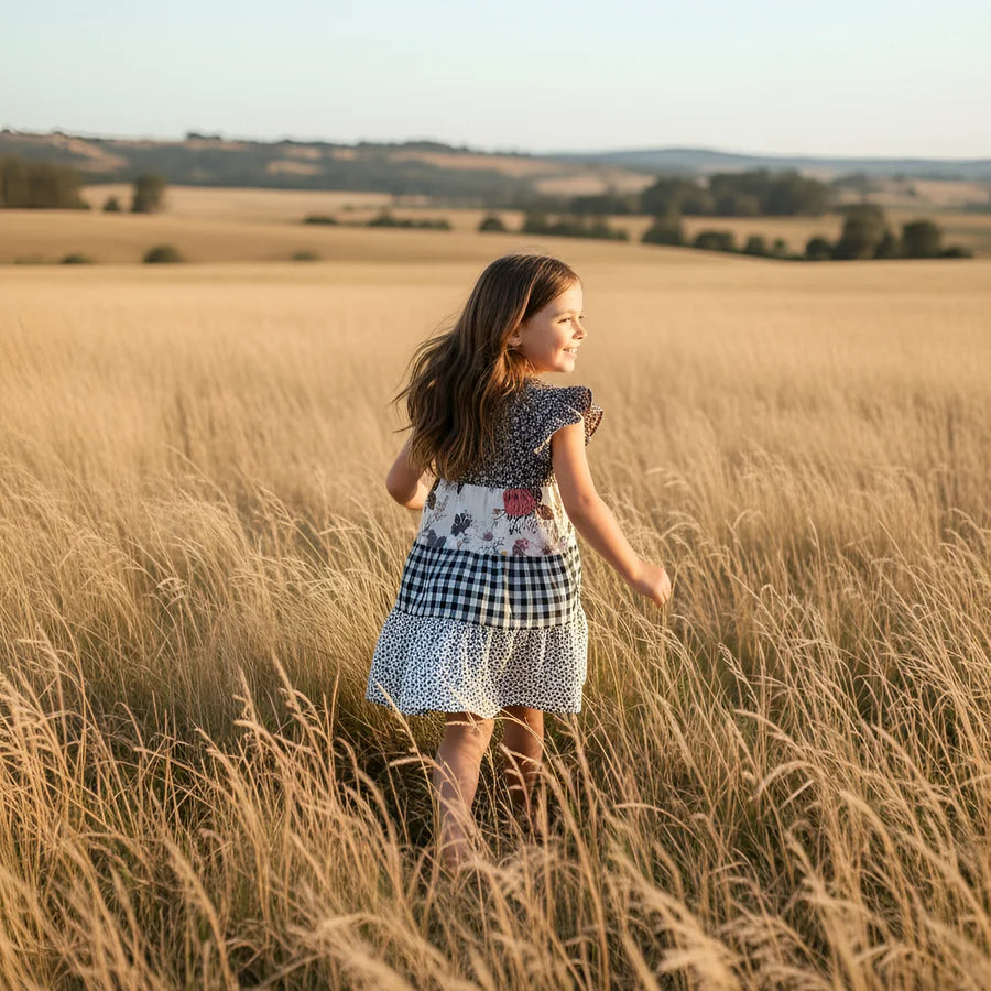 Girls Ivy Dress Meadow Floral