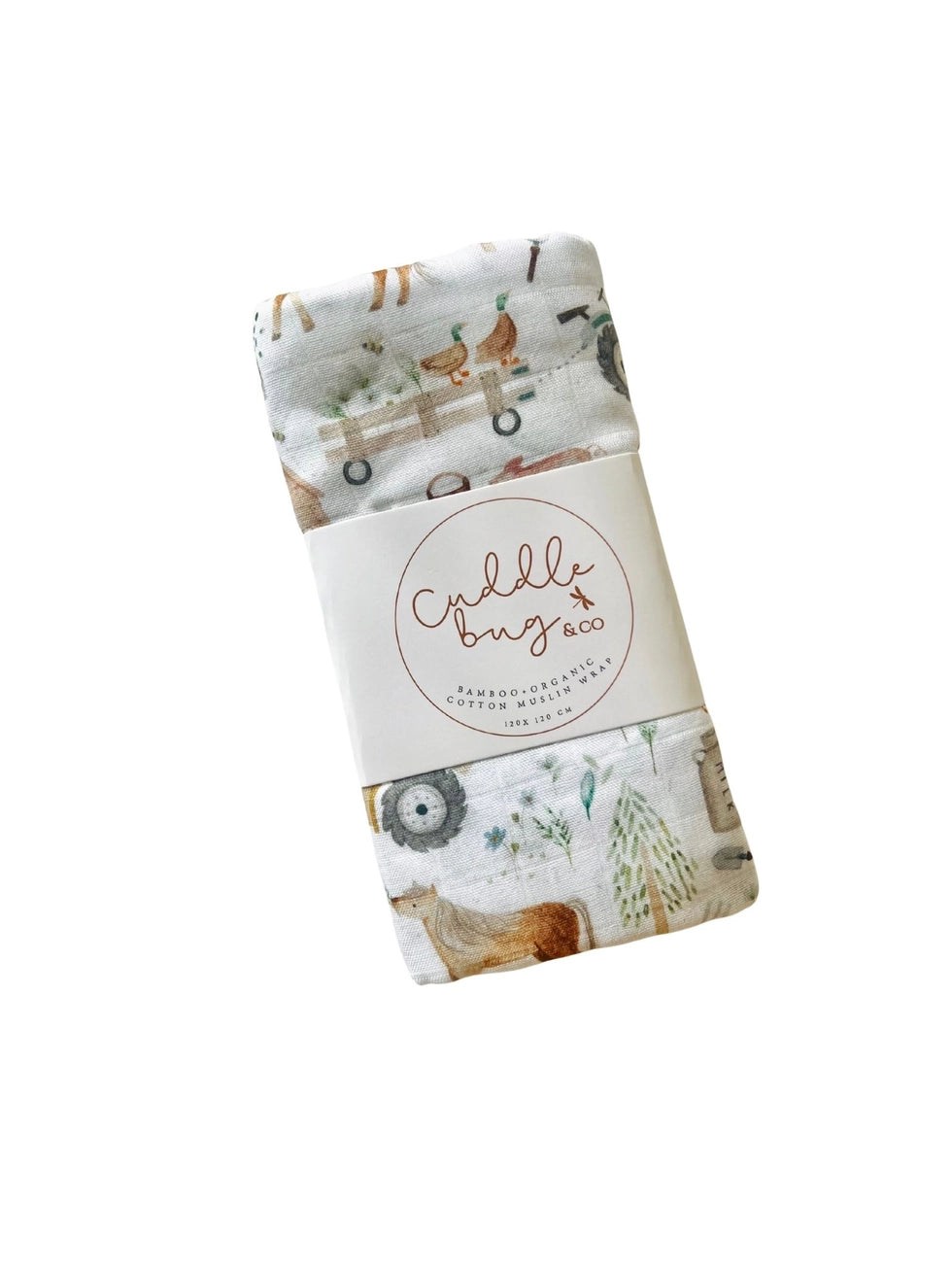 Bamboo Muslin Wrap Farm Life