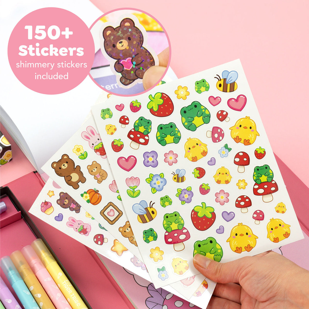 Great Big Colouring Set Magical Mini Worlds