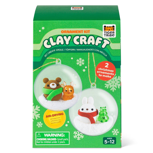 Clay Craft Ornament Kit Bear & Bunny