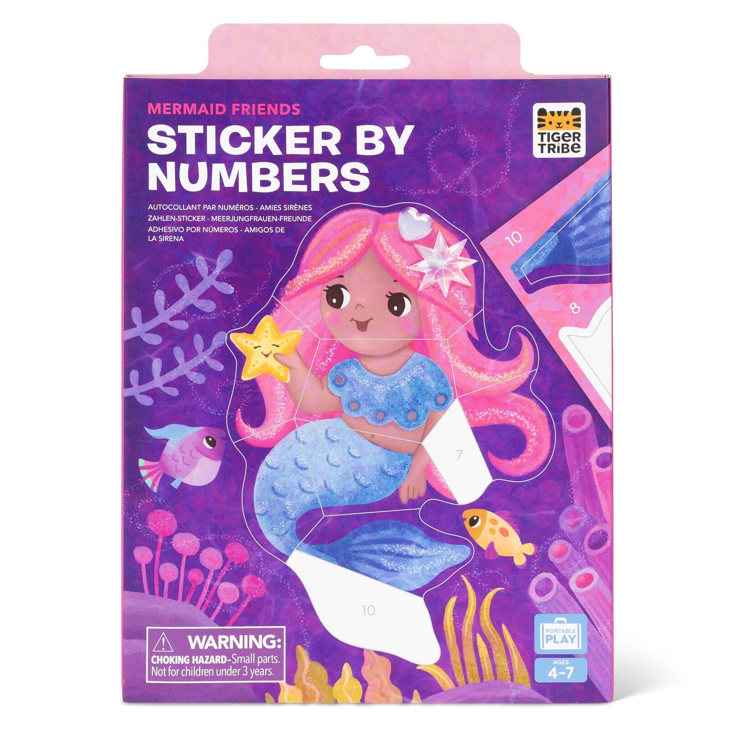 Sticker by Number Mermaid Friends