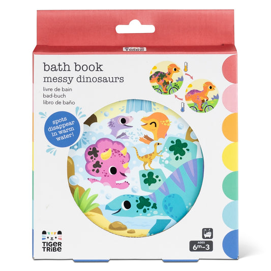 Bath Book Messy Dinosaurs