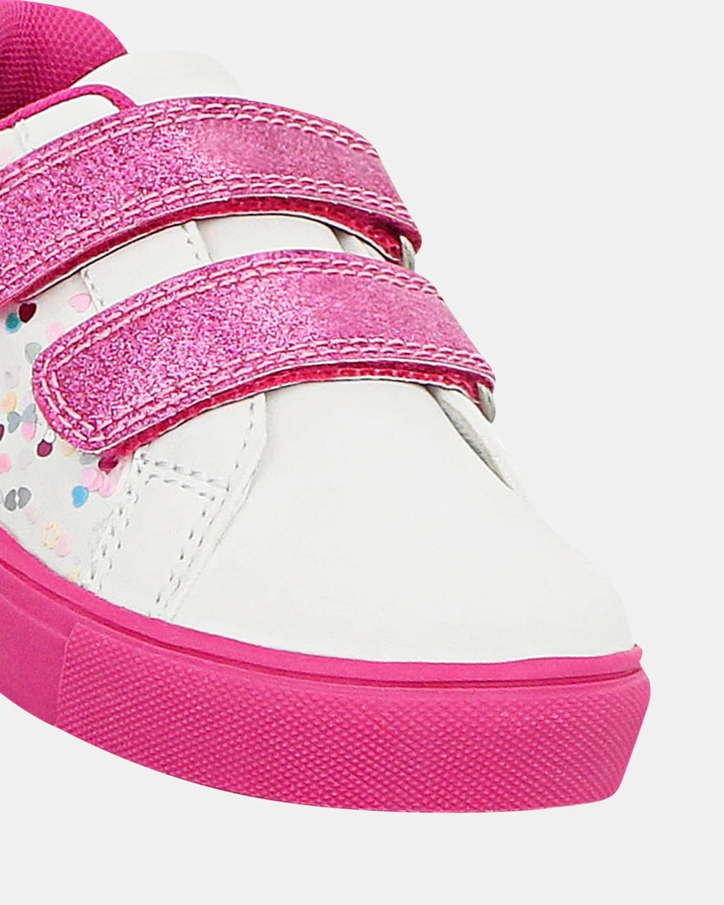 Grosby Glitz White & Hot Pink