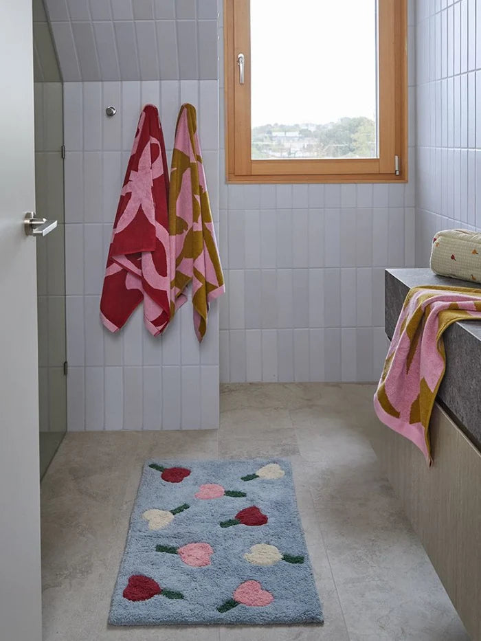 Forget Me Not Bath Mat Sky