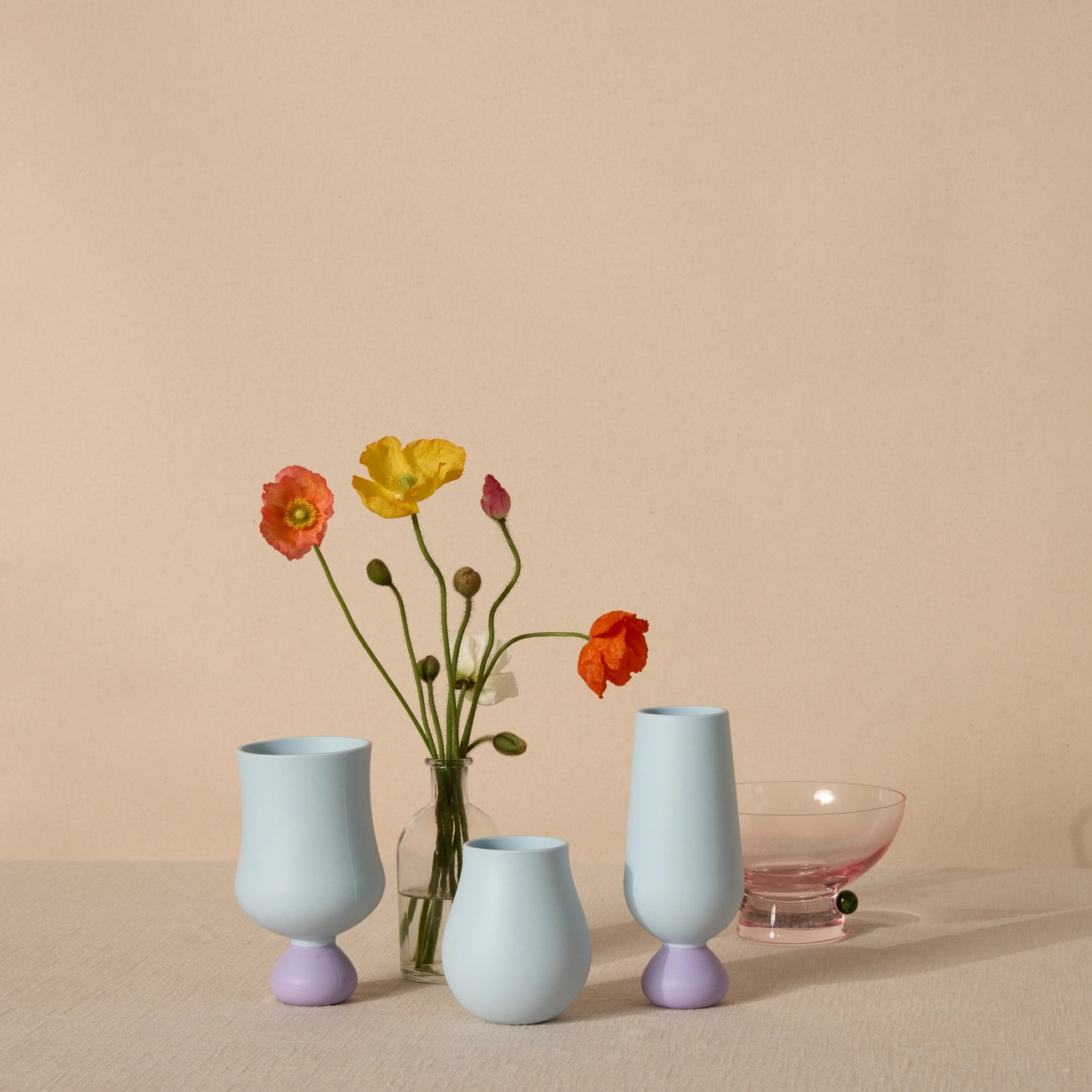 Silicone Gin Cup Bubblegum 2pk