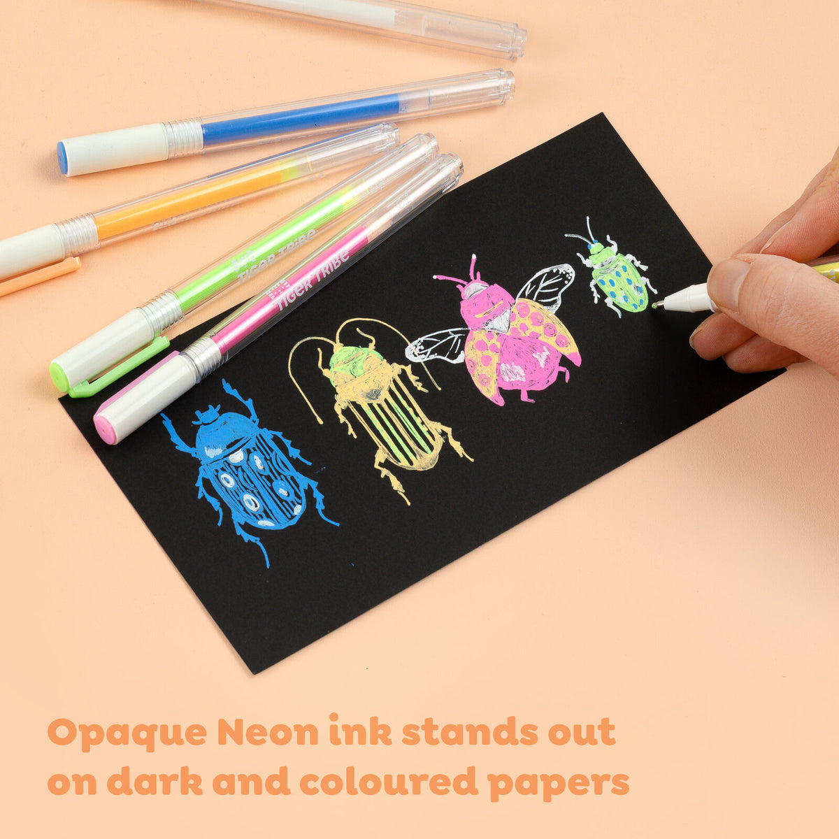 Neon Fine Top Paint Pens