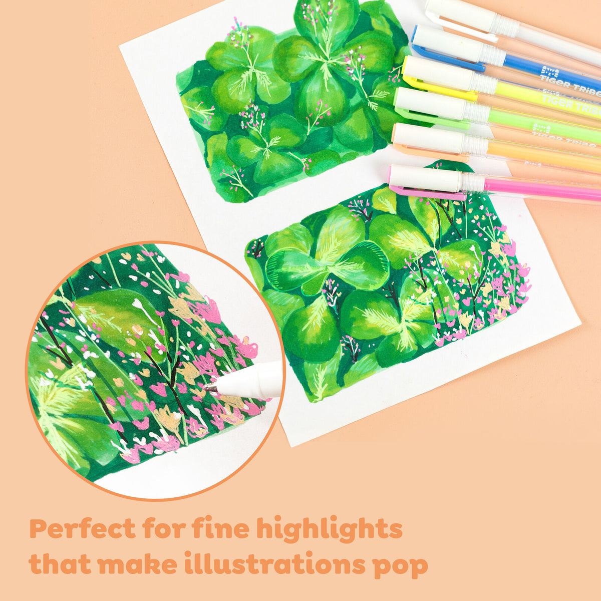 Neon Fine Top Paint Pens