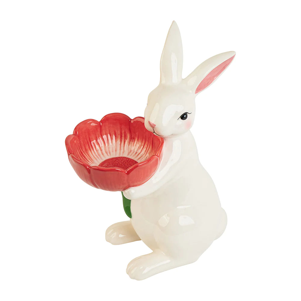 Bunny Bowl Tall Red