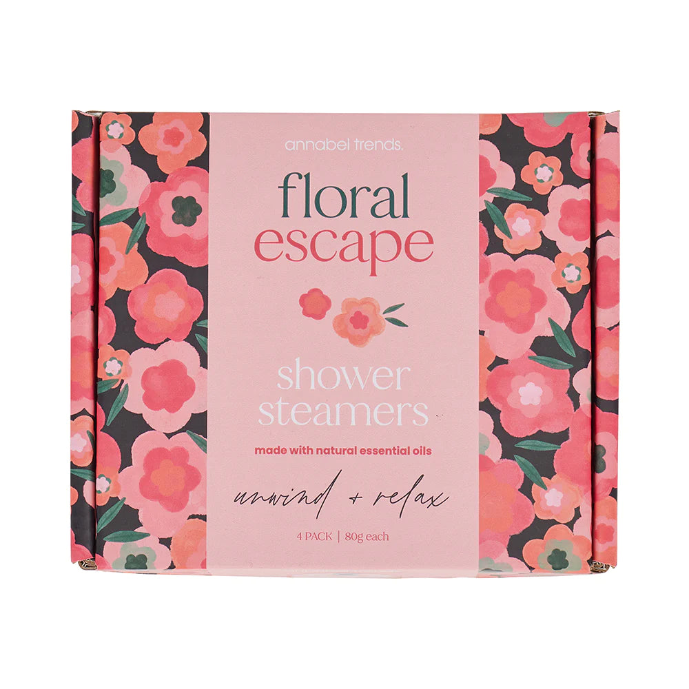 Shower Steamer Gift Box Floral Escape 4pc