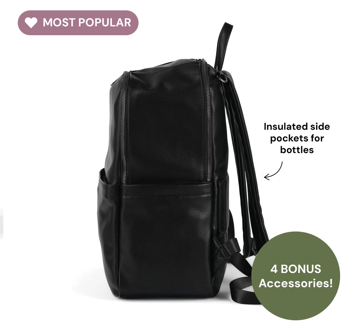 Multitasker Nappy Backpack Black