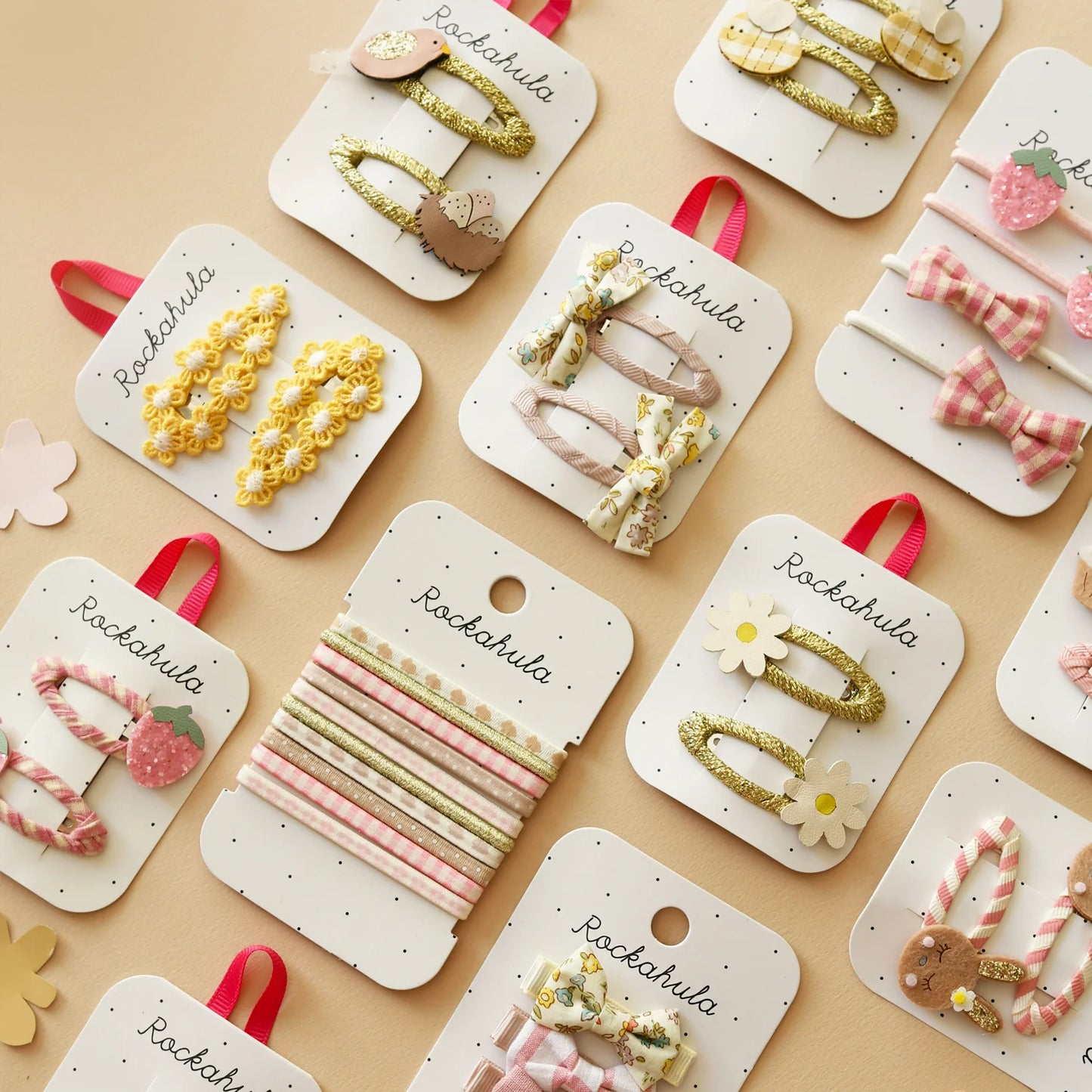 Petal Twisty Bow Clips