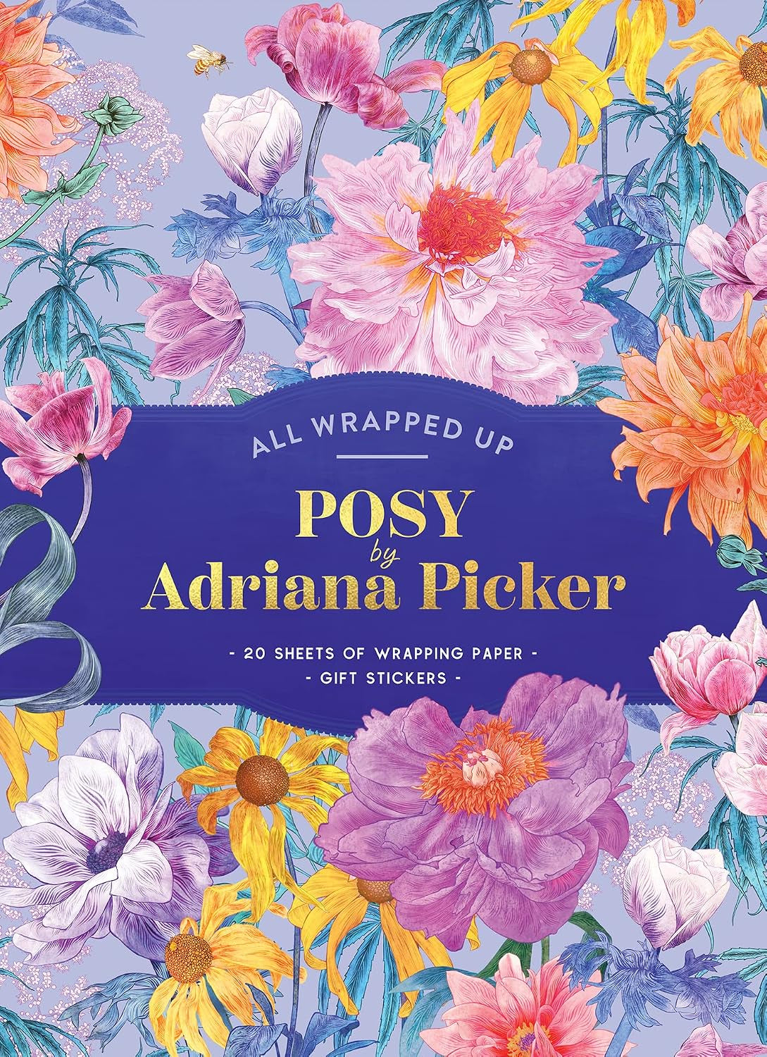 Posy By Adriana Picker Wrapping Paper Book