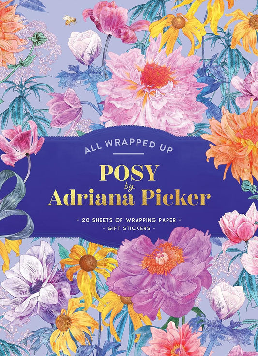 Posy By Adriana Picker Wrapping Paper Book