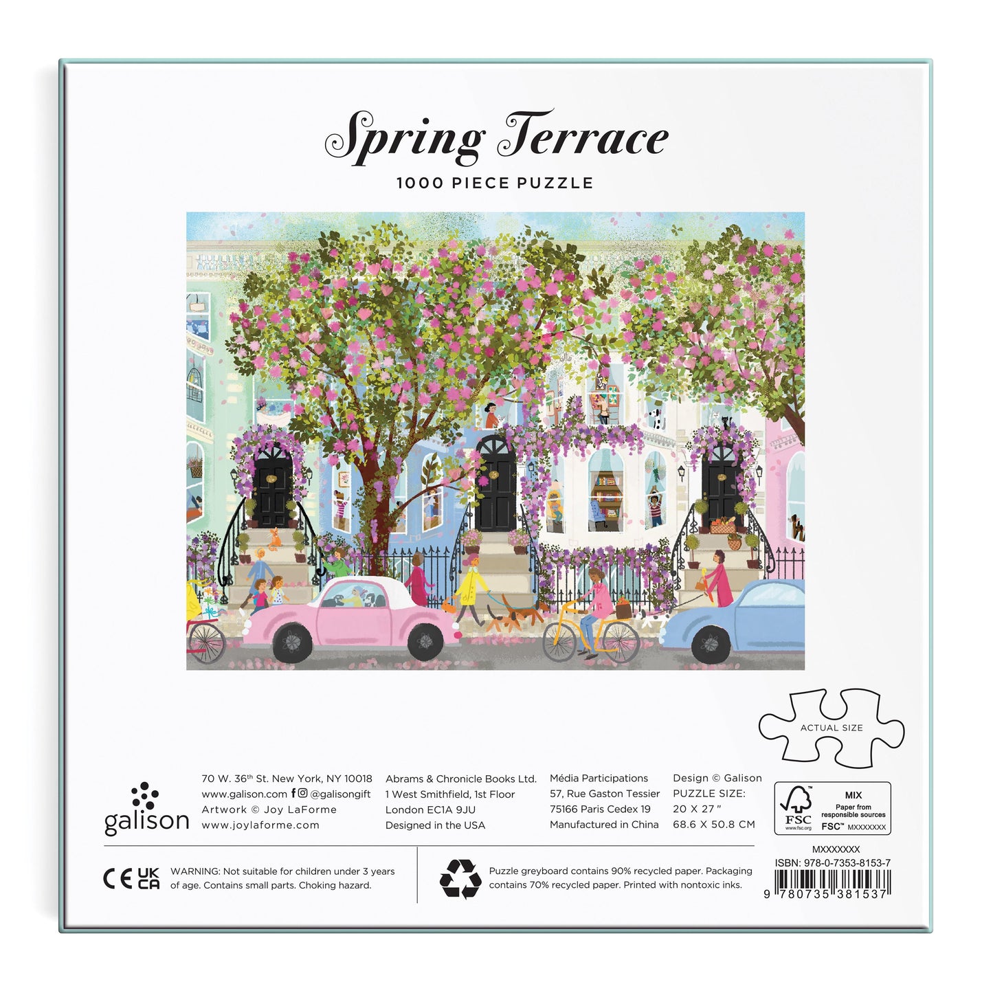 Joy Laforme Spring Terrace 1000pc Puzzle