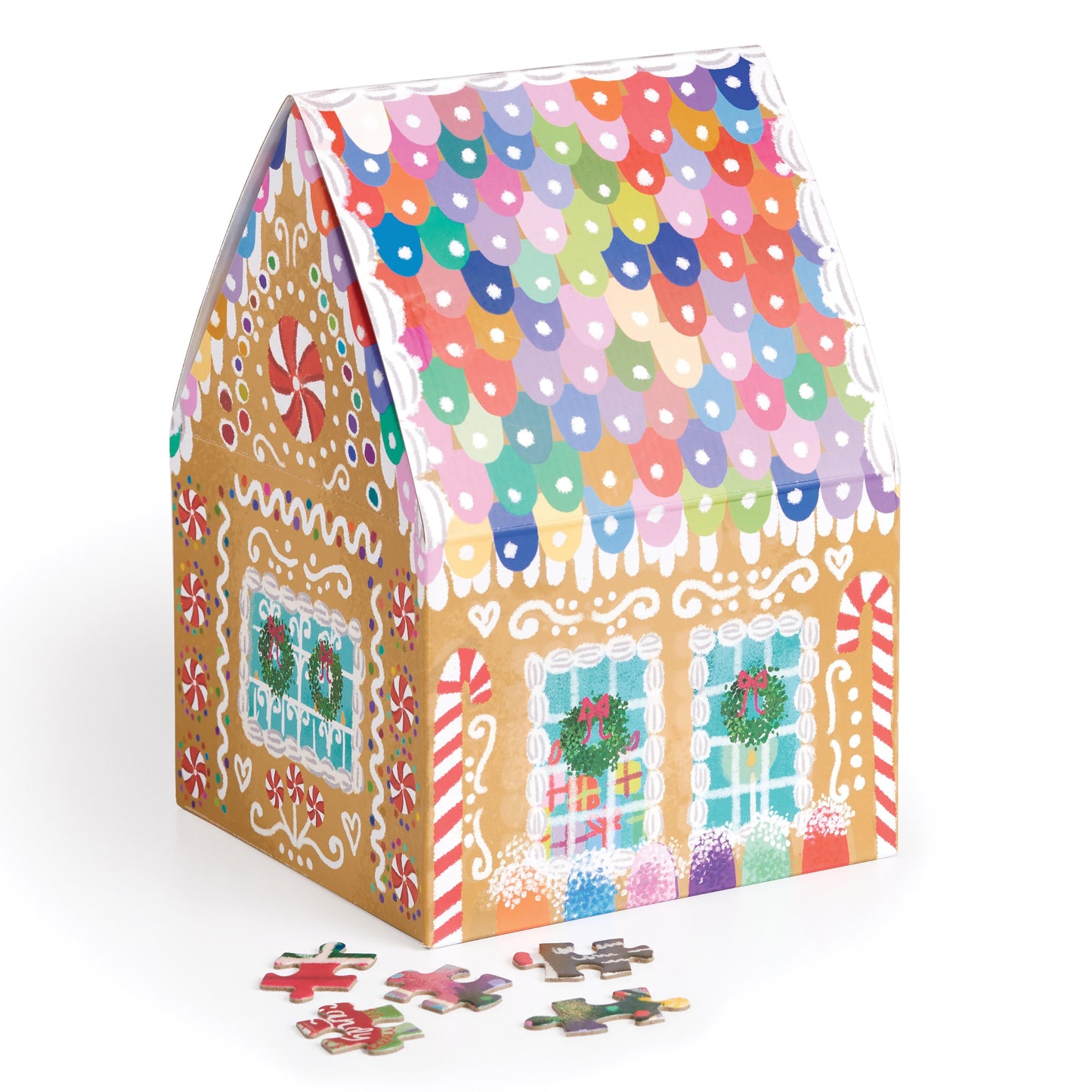 Joy Laforme Gingerbread Cottage Puzzle 500pc